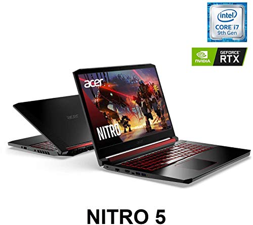 Acer Nitro 5 17.3 Inch Laptop, FHD IPS 144Hz Gaming Display, Intel Core i5-12500H, NVIDIA GeForce RTX 3050, 8GB RAM, 512GB SSD, Wi-FI 6, Win 11, Bundle with JAWFOAL