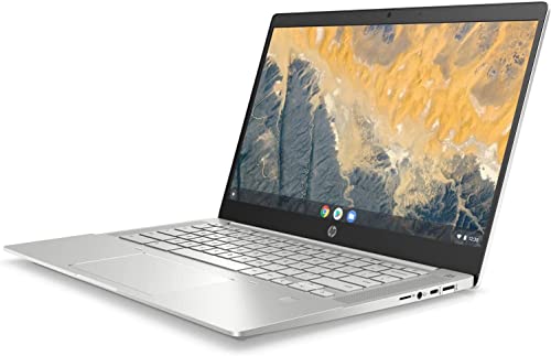 HP Pro Chromebook Laptop c640EG1 14" FHD Intel Core i3-10310U, Intel UHD Graphics, 8GB DDR4 RAM, 64GB eMMC Storage, Chrome OS, Natural Silver (Renewed)