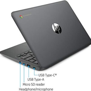 HP - 11.6" Chromebook - Intel Celeron - 4GB Memory - 32GB eMMC Flash Memory - Ash Gray (Renewed)