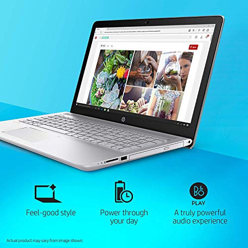 HP 15.6 inch HD Laptop, Intel Core i5-7200U Processor 2.5GHz, 12GB DDR4 RAM, 1TB HDD, HDMI, Bluetooth, SuperMulti DVD, WiFi, HD Webcam, Windows 10 -Turbo Silver