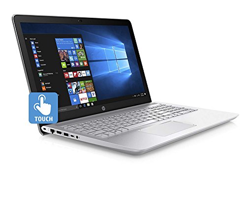 HP 15.6 inch HD Laptop, Intel Core i5-7200U Processor 2.5GHz, 12GB DDR4 RAM, 1TB HDD, HDMI, Bluetooth, SuperMulti DVD, WiFi, HD Webcam, Windows 10 -Turbo Silver