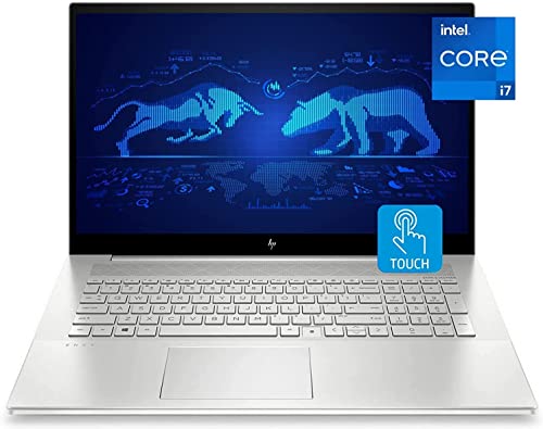 New HP Envy 17 Laptop, 17.3" FHD Touch Screen Display, Intel Core i7-1165G7, 32GB RAM 1TB PCIe NVMe M.2 SSD, Wi-Fi 6, Bluetooth, HDMI, Webcam, Fingerprint Reader, Windows 11 Home