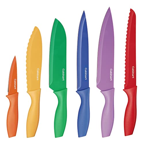 Cuisinart C55-01-12PCKS Collection 12-Piece Knife, Multicolor Advantage-Cutlery-Set, Multi-colored