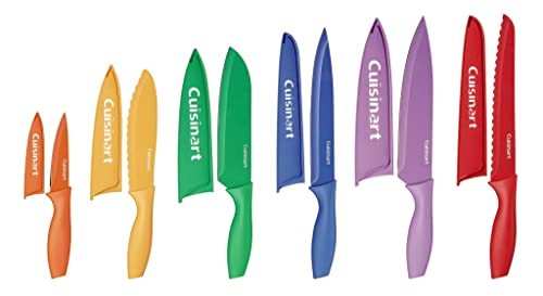 Cuisinart C55-01-12PCKS Collection 12-Piece Knife, Multicolor Advantage-Cutlery-Set, Multi-colored