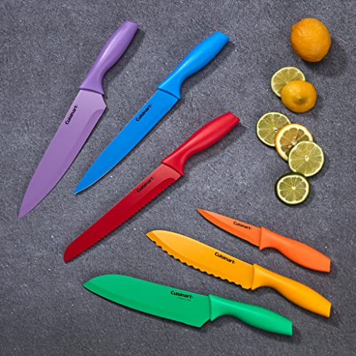 Cuisinart C55-01-12PCKS Collection 12-Piece Knife, Multicolor Advantage-Cutlery-Set, Multi-colored