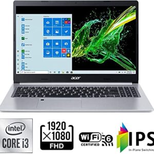 2021 Newest Acer Aspire 5 Slim Laptop, 15.6" Full HD Display, 10th Gen Intel Core i3-1005G1 Processor, 20GB DDR4 RAM, 512GB SSD, Intel WiFi 6, Backlit KB, Fingerprint Reader, Win10 Home