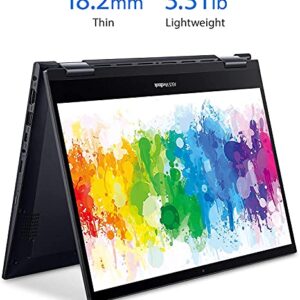 ASUS VivoBook 14" FHD LED 2-in-1 Touchscreen Premium Laptop | AMD Ryzen 5 5500U | 20GB DDR4 RAM | 1TB SSD | Fingerprint | HDMI | Windows 10 | Black | with Microsoft Office Bundle