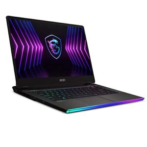 MSI Raider GE67Hx 15.6" OLED QHD 240Hz Gaming Laptop: Intel Core i9-12900HX RTX 3080 Ti 32GB DDR5 1TB NVMe SSD, USB-Type C, Thunderbolt 4, Cooler Boost 5, Win11 Pro: Titanium Blue 12UHS-069