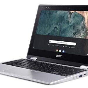 Acer Chromebook Spin 311 CP311-2H-C3KA Convertible Laptop, Intel Celeron N4000, 11.6" HD Touchscreen, 4GB LPDDR4, 64GB eMMC, Gigabit WiFi, Bluetooth 5.0 (Renewed)