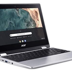 Acer Chromebook Spin 311 CP311-2H-C3KA Convertible Laptop, Intel Celeron N4000, 11.6" HD Touchscreen, 4GB LPDDR4, 64GB eMMC, Gigabit WiFi, Bluetooth 5.0 (Renewed)