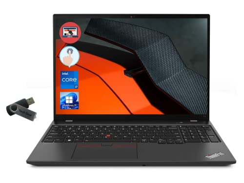 Lenovo ThinkPad T16 Business Laptop, 16" WUXGA (1920x1200) IPS Touchscreen, Core i7-1260P, Windows 11 Pro, 32GB RAM 1TB SSD, Fingerprint, TD USB