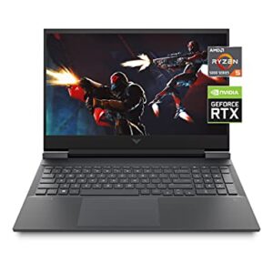 Victus 16 Laptop, NVIDIA GeForce RTX 3050, AMD Ryzen 5 5600H Processor, 8 GB RAM, 512 GB SSD, 16.1” Full HD IPS Display, Windows 10 Home, Backlit Keyboard, OMEN Gaming Hub (16-e0010nr, 2021)