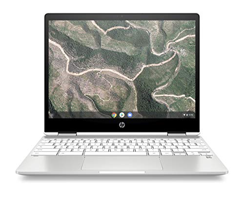 HP Chromebook X360 12-Inch HD+ Touchscreen Laptop, Intel Celeron N4000, 4. GB SDRAM, 32 GB eMMC, Chrome (12b-ca0010nr, Ceramic White)