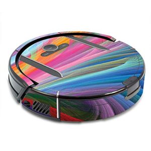 MightySkins Skin Compatible with Shark Ion Robot R85 Vacuum - Rainbow Waves | Protective, Durable, and Unique Vinyl Decal wrap Cover | Easy to Apply, Remove, and Change Styles | Made in The USA