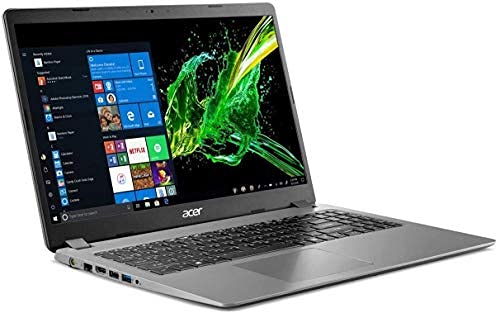 2020 Acer Aspire 3 15.6" Full HD 1080P Laptop PC, Intel Core i5-1035G1 Quad-Core Processor, 8GB DDR4 RAM, 256GB SSD, Ethernet, HDMI, Wi-Fi, Webcam, Numeric Keypad, Windows 10 Home, Steel Gray