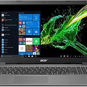 2020 Acer Aspire 3 15.6" Full HD 1080P Laptop PC, Intel Core i5-1035G1 Quad-Core Processor, 8GB DDR4 RAM, 256GB SSD, Ethernet, HDMI, Wi-Fi, Webcam, Numeric Keypad, Windows 10 Home, Steel Gray