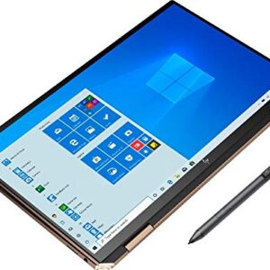 HP Newest Spectre x360 13t (10th Gen Intel i7-1065G7, 16GB, Precision, WiFi 6 AX, with Stylus Pen, 2-in-1, B&O, 3 Years McAfee Security, Windows 10 Professional, Warranty) Nightfall Black