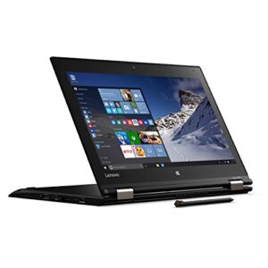 lenovo thinkpad yoga 260 2-in-1 business laptop – 12.5 inch ips touchscreen (1366×768), intel core i5-6200u, 500gb ssd, 8gb ddr4, backlit keyboard, windows 10 professional 64-bit – black