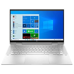 HP Envy x360 - 15t Home & Business Laptop (Intel i7-1165G7 4-Core, 16GB RAM, 512GB PCIe SSD, Intel Iris Xe, 15.6" Touch Full HD (1920x1080), Active Pen, Fingerprint, WiFi, Win 10 Pro) (Renewed)