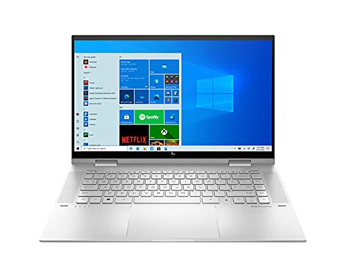 HP Envy x360 - 15t Home & Business Laptop (Intel i7-1165G7 4-Core, 16GB RAM, 512GB PCIe SSD, Intel Iris Xe, 15.6" Touch Full HD (1920x1080), Active Pen, Fingerprint, WiFi, Win 10 Pro) (Renewed)