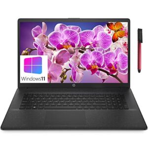 hp [windows 11] 17 17.3″ hd+ laptop computer, intel quad-core i7-1165g7 up to 4.7ghz, 64gb ddr4 ram, 2tb pcie ssd + 1tb hdd, 802.11ac wifi, bluetooth 5.0, type-c, jet black, 64gb flash drive