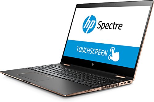 NEW 2018 HP Spectre x360 2-in-1 15.6" 4K UHD Touch-Screen Laptop - Intel i7-8550U, 16GB DDR4, 512GB PCI-e SSD, NVIDIA 2GB GDDR5 MX150, Thunderbolt-Bang & Olufsen Audio, HP Stylus, Dark Ash Silver