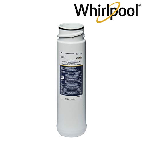 Whirlpool WHER25 Reverse Osmosis (RO) Filtration System With Chrome Faucet | Extra Long Life | Easy To Replace UltraEase Filter Cartridges, White