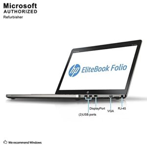 HP EliteBook Folio 9470M 14in Intel Core i5-3427U 1.8GHz 8GB 180GB SSD Windows 10 Pro (Renewed)