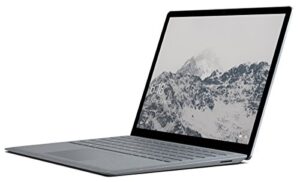 microsoft surface laptop (intel core i5, 4gb ram, 128gb) – platinum (renewed)