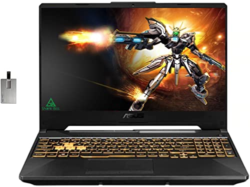 ASUS 2022 TUF A15 15.6" FHD 144Hz Gaming Laptop, AMD Ryzen 5-4600H Processor, 32GB RAM, 1TB PCIe SSD, Backlit Keyboard, GeForce GTX 1650, 720 HD Webcam, Windows 11, Gray, 32GB Snowbell USB Card