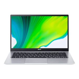 acer swift 14 inch fhd premium laptop pc | intel celeron n4020 | 4gb memory | 128gb ssd | intel uhd graphics | fingerprint reader | windows 11 home in s mode | with laptop stand bundle