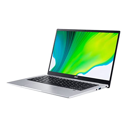 Acer Swift 14 inch FHD Premium Laptop PC | Intel Celeron N4020 | 4GB Memory | 128GB SSD | Intel UHD Graphics | Fingerprint Reader | Windows 11 Home in S Mode | with Laptop Stand Bundle