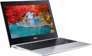 2022 flagship acer 311 chromebook 11.6″ hd display laptop computer, mediatek mt8183c 8-core processor, 4gb lpddr4x, 32gb emmc, wifi 5, webcam, bluetooth, chrome os, silver w/ gm accessories