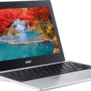 2022 Flagship Acer 311 Chromebook 11.6" HD Display Laptop Computer, MediaTek MT8183C 8-Core Processor, 4GB LPDDR4X, 32GB eMMC, WiFi 5, Webcam, Bluetooth, Chrome OS, Silver w/ GM Accessories
