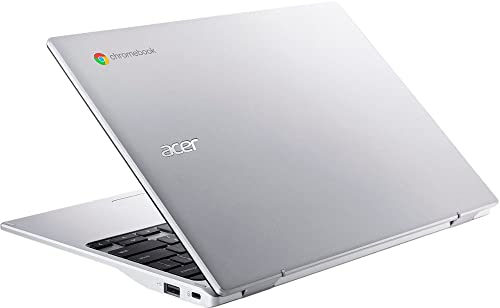 2022 Flagship Acer 311 Chromebook 11.6" HD Display Laptop Computer, MediaTek MT8183C 8-Core Processor, 4GB LPDDR4X, 32GB eMMC, WiFi 5, Webcam, Bluetooth, Chrome OS, Silver w/ GM Accessories