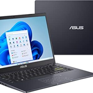 ASUS Newest 14" HD Laptop, Intel Celeron N4020 Processor(up to 2.8GHz), 576GB SSD(64GB eMMC+ 512GB SSD), 4GB RAM, Webcam, Intel HD Graphics, Bluetooth, Win11 S + 1 Year Office 365, Star Black