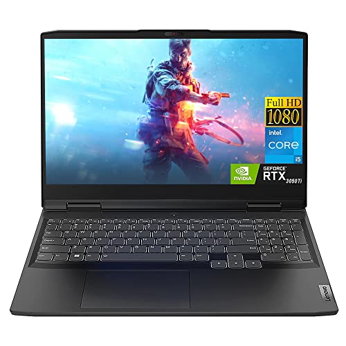 Lenovo Ideapad 3i Gaming Laptop 2022 Newest,15.6 inch FHD Display, Intel Core i5-12500H 12-core Processor, NVIDIA RTX 3050Ti Graphics, 32GB RAM, 2TB SSD, Windows 11 Home, Bundle with JAWFOAL