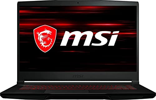 MSI GF63 15.6" FHD Premium Gaming Laptop | Intel 6-Core i5-10500H | 8GB RAM | 256GB SSD | NVIDIA GeForce GTX 1650 Max-Q | Backlit Keyboard | Windows 11 | with HDMI Cable Bundle