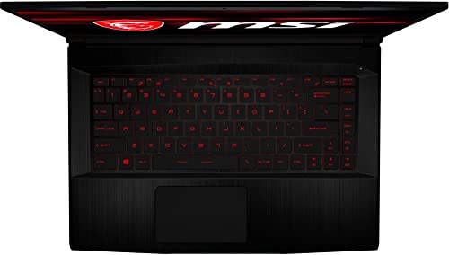 MSI GF63 15.6" FHD Premium Gaming Laptop | Intel 6-Core i5-10500H | 8GB RAM | 256GB SSD | NVIDIA GeForce GTX 1650 Max-Q | Backlit Keyboard | Windows 11 | with HDMI Cable Bundle