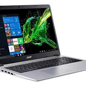 Acer Aspire 5 Slim Laptop, 15.6" Full HD IPS Display, AMD Ryzen 5 3500U, Vega 8 Graphics, 8GB DDR4, 256GB SSD, Backlit Keyboard, Windows 10 Home, A515-43-R5RE, Silver