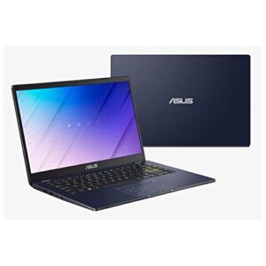 ASUS E410 14" Laptop, Intel Celeron N4500, 4GB RAM, 128GB eMMC SSD, Windows 11 Home in S Mode, TWE 64GB Micro SD Card, Star Black