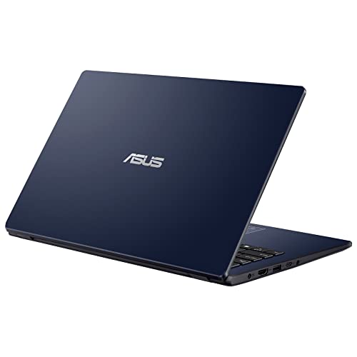 ASUS E410 14" Laptop, Intel Celeron N4500, 4GB RAM, 128GB eMMC SSD, Windows 11 Home in S Mode, TWE 64GB Micro SD Card, Star Black