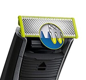 PHILIPS Norelco OneBlade Pro Kit, Hybrid Electric Trimmer and Shaver, QP6510 + OneBlade Body Kit, 3 Pieces, Black, 1 Count