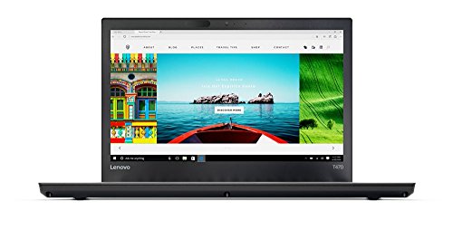 Lenovo ThinkPad T470 Laptop with Intel Core i5-6300U Processor, 8GB DDR4 RAM, 180GB SSD, Black - 14" - Black