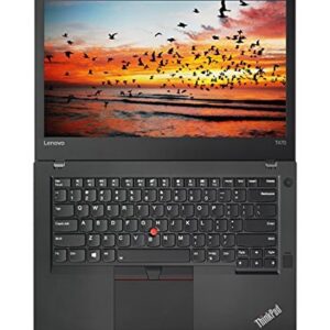 Lenovo ThinkPad T470 Laptop with Intel Core i5-6300U Processor, 8GB DDR4 RAM, 180GB SSD, Black - 14" - Black