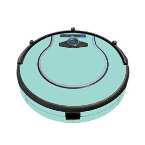 MightySkins Skin Compatible with Shark Ion Robot 750 Vacuum Minimal Coverage - Solid Seafoam | Protective, Durable, and Unique Vinyl wrap Cover | Easy to Apply, Remove | Made in The USA