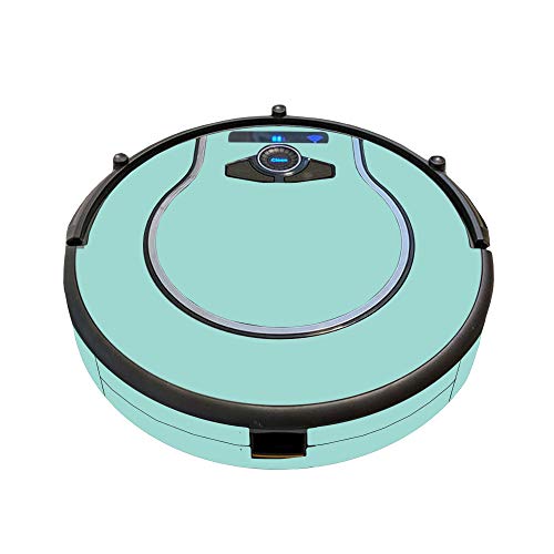 MightySkins Skin Compatible with Shark Ion Robot 750 Vacuum Minimal Coverage - Solid Seafoam | Protective, Durable, and Unique Vinyl wrap Cover | Easy to Apply, Remove | Made in The USA