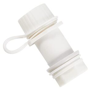 cooler replacement threaded drain plug. threaded drain plug with plastic tethered cap for ice chest