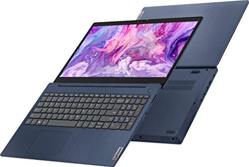 Lenovo IdeaPad 3 15.6" HD (1366x768) Touchscreen Laptop, Intel Core i5-10210U, 1.6GHz, 8GB RAM, 512GB SSD, Windows 10 Home, Abyss Blue