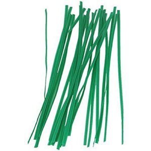bond manufacturing miracle- gro twist ties, 8 inch, green (100 pack)